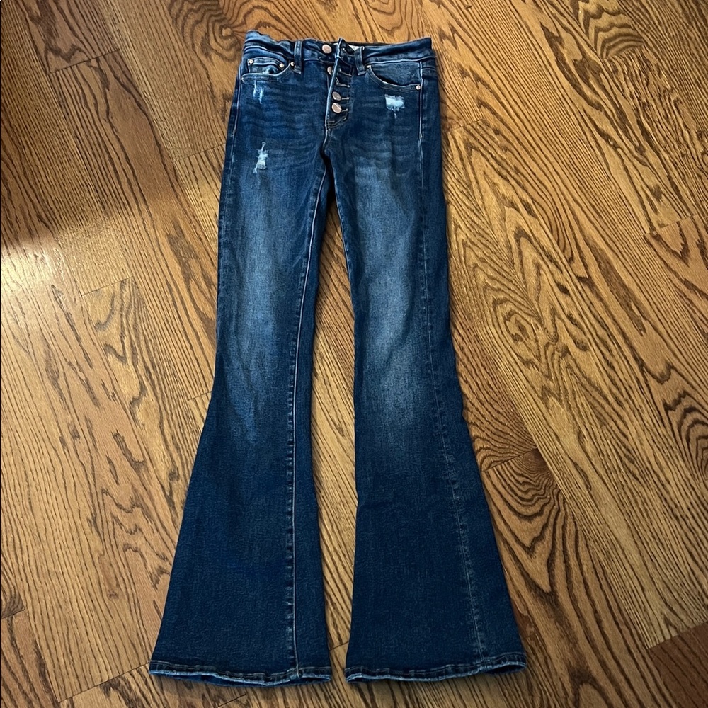 Altar'd State Indigo Flare Jeans